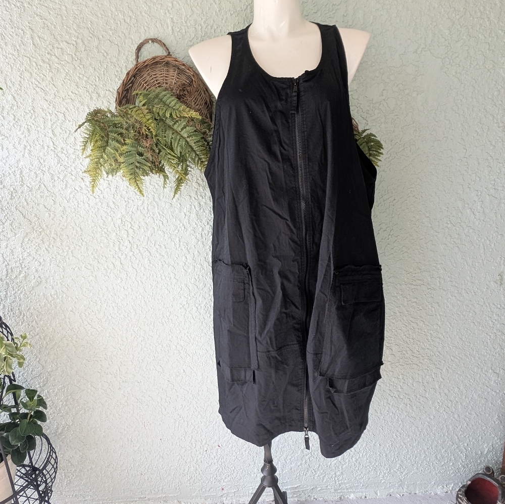 Rundholz Black Label‎ Black Pocket Zip Dress Size l